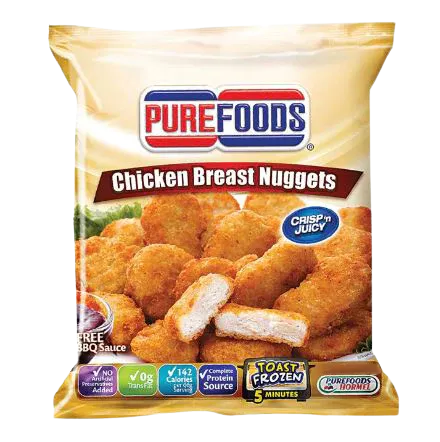 (Case) PUREFOODS CHICKEN BREAST NUGGETS 135G.