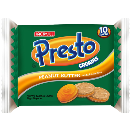 PRESTO CHOCO PEANUT BUTTER 30GX10'S PRESTO CHOCO PEANUT BUTTER 30GX10'S