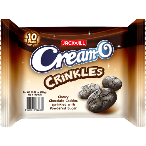 JACK N' JILL CREAM-O CRINKLES 10'S JACK N' JILL CREAM-O CRINKLES 10'S