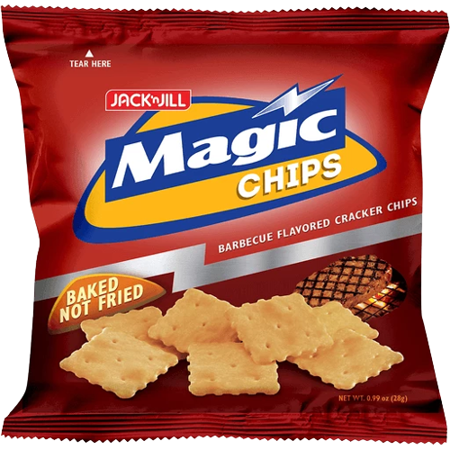 JACK N' JILL MAGIC CHIPS BBQ 28G JACK N' JILL MAGIC CHIPS BBQ 28G