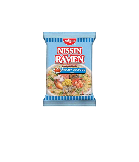 NISSN RAMEN CRMY SFOOD 63G NISSN RAMEN CRMY SFOOD 63G