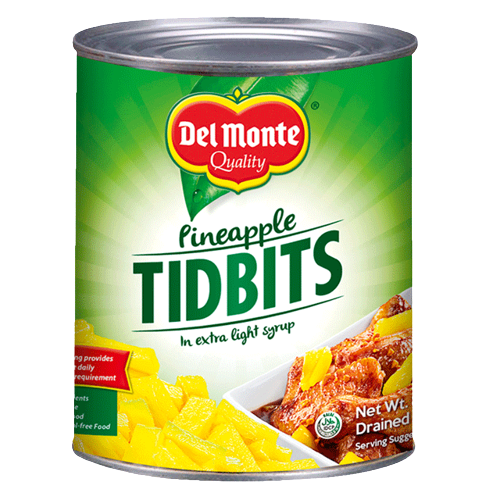 (Case) DEL MONTE PINEAPPLE TIDBITS 822G