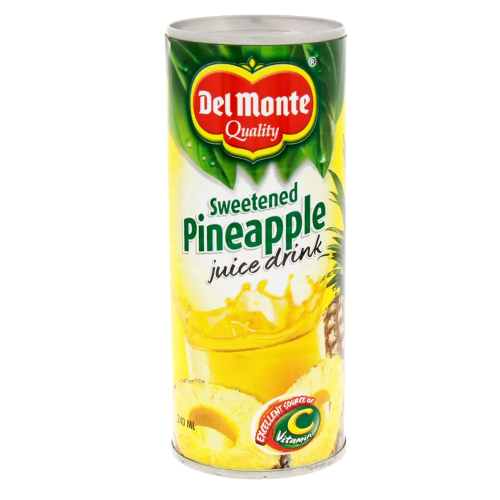 DEL MONTE SWEETENED PINEAPPLE 240ML