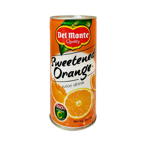 DEL MONTE SWEETENED ORANGE 240ML