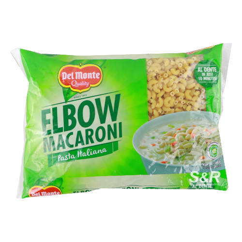 DEL MONTE ELBOW MCARONI ITAL.1KG DEL MONTE ELBOW MCARONI ITAL.1KG