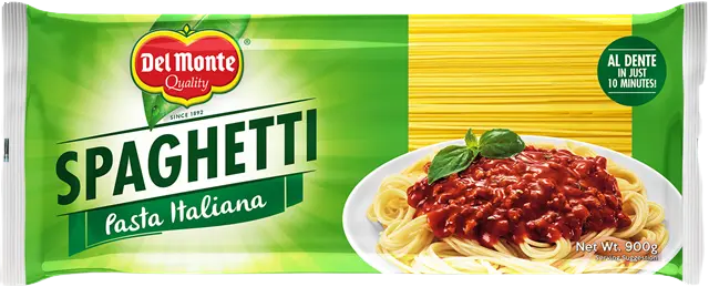 DEL MONTE SPAGHETTI PASTA ITAL 900G DEL MONTE SPAGHETTI PASTA ITAL 900G