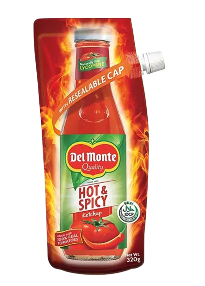 DM.HOT&SPICY KETCHUP 320G.