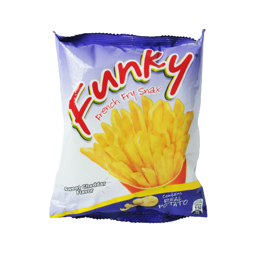 (Case) FUNKY FRIES SWT CHEDDAR 23G