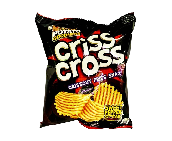 (Case) CRISS CROSS SWEET PEPPER STEAK 20G
