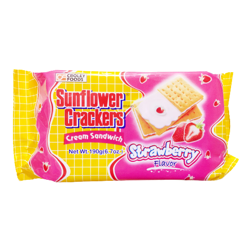 SUNFLOWER STRAWBERRY SANDWICH 190G SUNFLOWER STRAWBERRY SANDWICH 190G