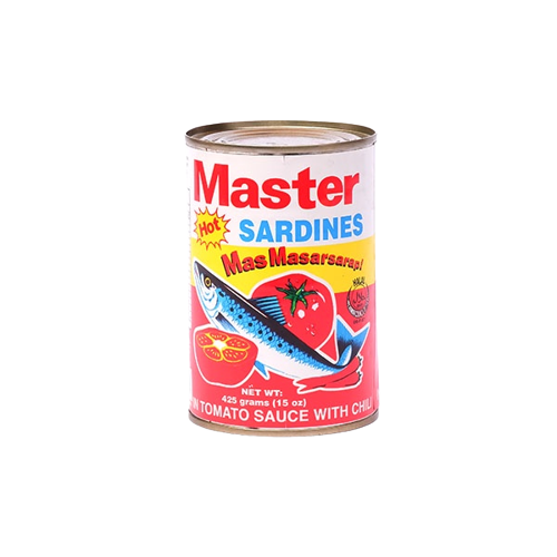 (Case) MASTER SARDINES HOT 425G