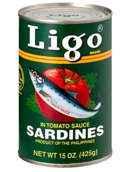 LIGO SARDINES GREEN 425G
