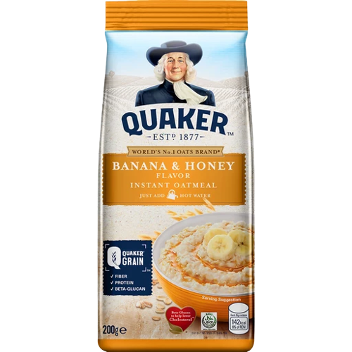 (Case) QUAKER BANANA&HONEY 200G.