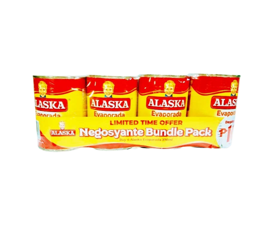 ALASKA EVAP.370ML BUNDLE PACK 4'S