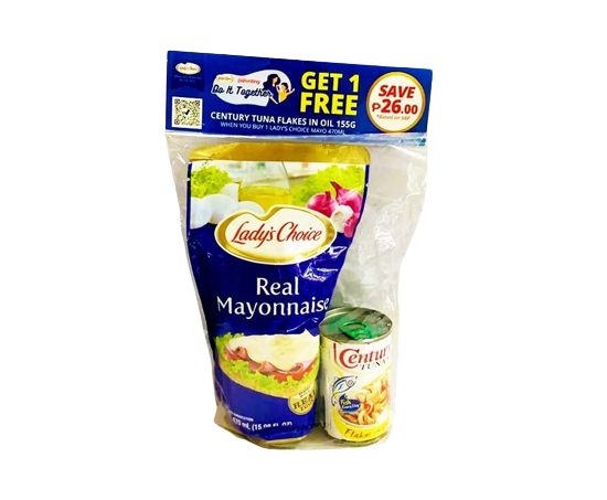 (Case) LC SNDWCH SPRD REAL MAYO 470ML+ CT 155G (Case) LC SNDWCH SPRD REAL MAYO 470ML+ CT 155G