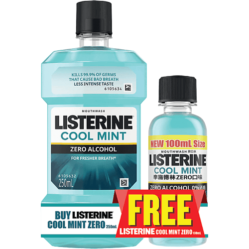 (Case) LISTERINE C.MINT 250ML+FREE 100ML