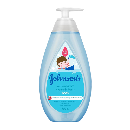 (Case) JOHNSON'S BABY BATH ACTIVE BLUE 500ML