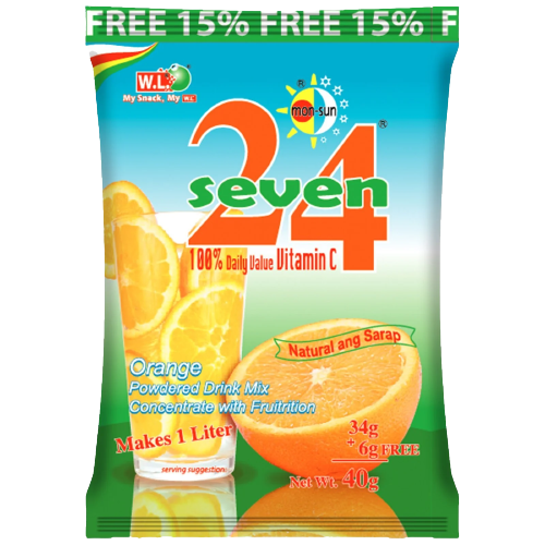 (Case) 24 SEVEN ORANGE 40G. (Case) 24 SEVEN ORANGE 40G.