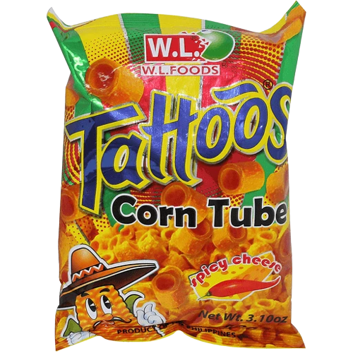 (Case) TATTOOS CT SPICY CHEESE 88G (Case) TATTOOS CT SPICY CHEESE 88G