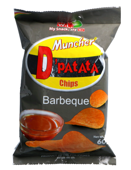 (Case) MUNCHER D'PATATA CHIPS BBQ 60G (Case) MUNCHER D'PATATA CHIPS BBQ 60G