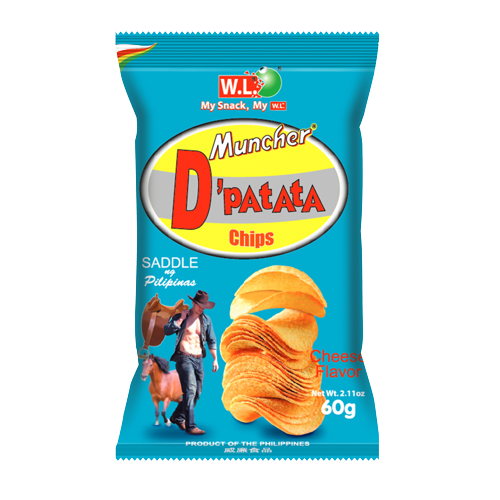 D' PATATA CHIPS CHEESE 60G D' PATATA CHIPS CHEESE 60G