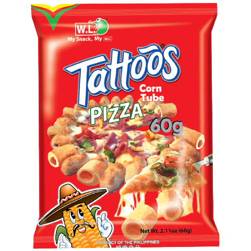 (Case) TATTOOS PIZZA 60G TUBE (Case) TATTOOS PIZZA 60G TUBE