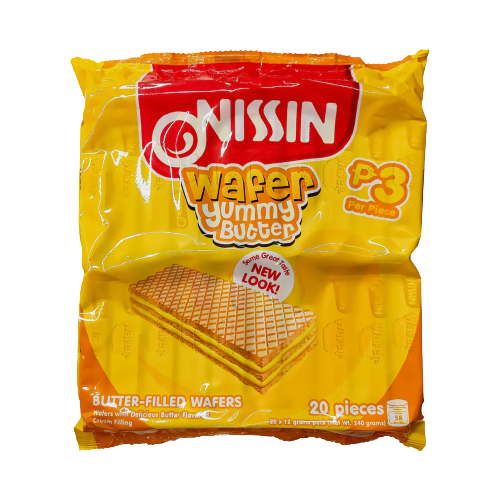 NISSIN WAFER YBUTTER 20X12G NISSIN WAFER YBUTTER 20X12G