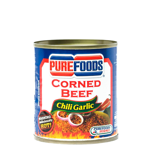 PUREFOODS CORNBEEF CHILI GARLIC 210G PUREFOODS CORNBEEF CHILI GARLIC 210G
