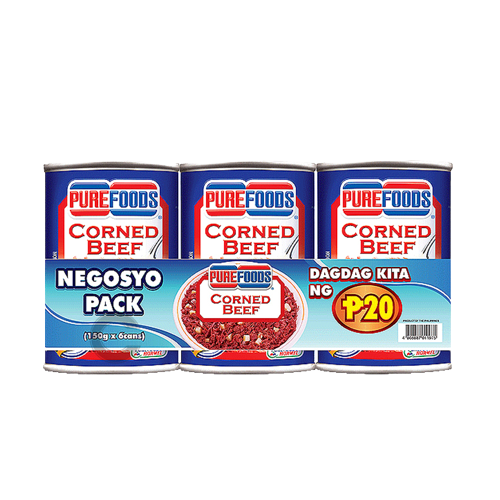 (Case) PUREFOODS CORNBEEF N.PACK 150GX6'S (Case) PUREFOODS CORNBEEF N.PACK 150GX6'S