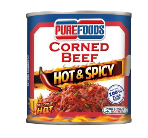 (Case) PUREFOODS CORNED BEFF HOT&SPICY 210G (Case) PUREFOODS CORNED BEFF HOT&SPICY 210G