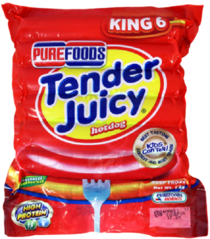 (Case) TENDER JUICY HOTDOG KING 1KG