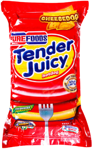 TENDER JUICY CHEESEDOG 1KG