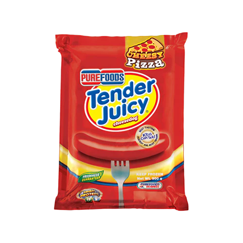 PUREFOODS TENDER JUICY CHEEZY PIZZA 500G