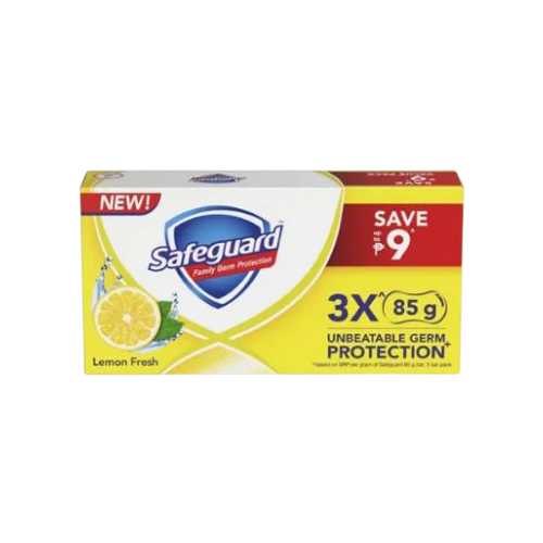 SAFE GUARD BAR LEMON 3X85G