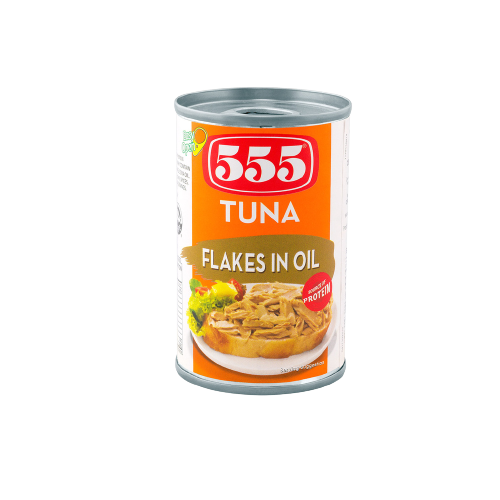 555 TUNA FLAKES IN OIL 155G