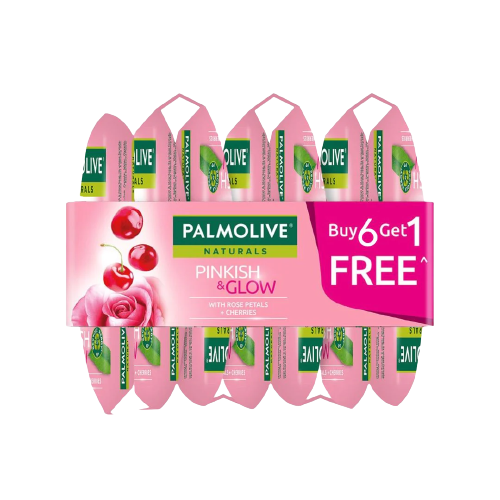 PALMOLIVE PINKISH&GLOW SOAP 6+1 55G.