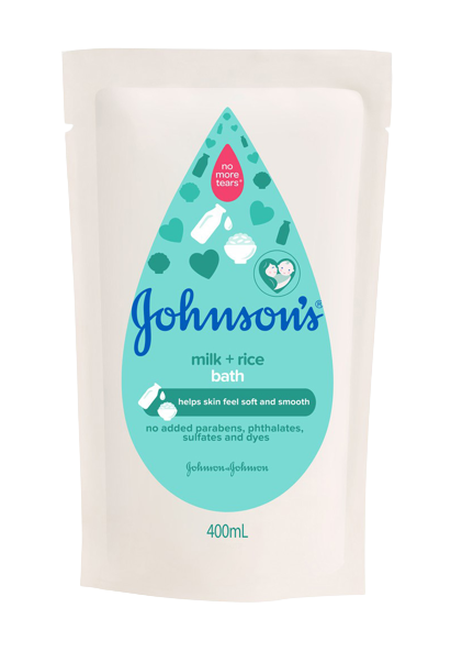 JOHNSON'S BABY BATH MILK+RICE REF 400ML