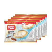 GREAT TASTE  WHITE CREMA TWIN PACK 50GX5'S