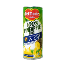 (Case) DEL MONTE 100% PINEAPPLE A-C-E 240ML