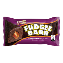 FUDGEE BARR SALTED CARAMEL 380GX10'S