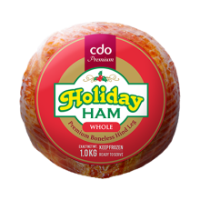 CDO HOLIDAY WHOLE HAM 1KG.