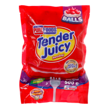 (Case) PUREFOODS TENDER JUICY HOTDOGBALLS 500G