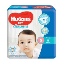HUGGIES DRY S18'S