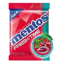 MENTOS FT CHERRYMINT 50'S