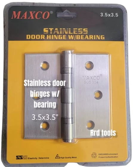 MAXCO DOOR HINGE SS 3X3