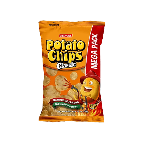 POTATO CHIPS BBQ 130G.