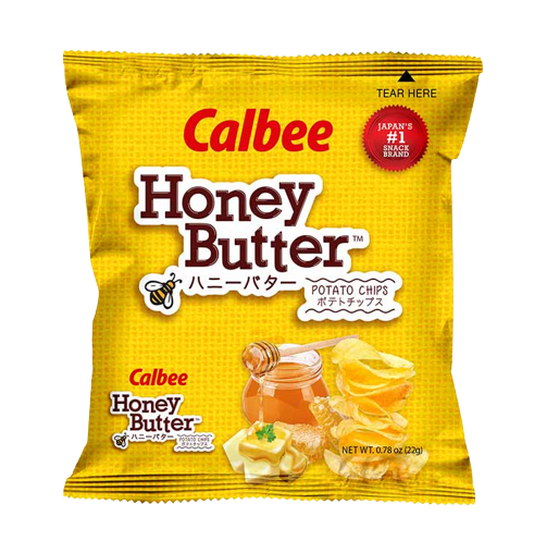 JNJ CALBEE POTCHPS HNYBTTR 22G