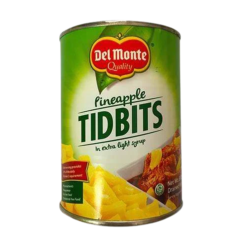 DEL MONTE PINEAPPLE TIDBITS 560G