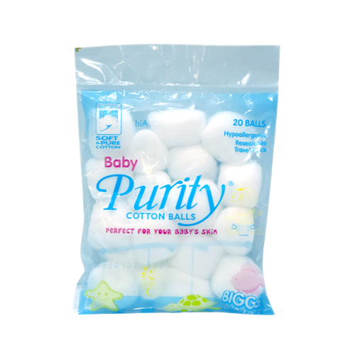 PURITY BBY CTTN BALLS 20B