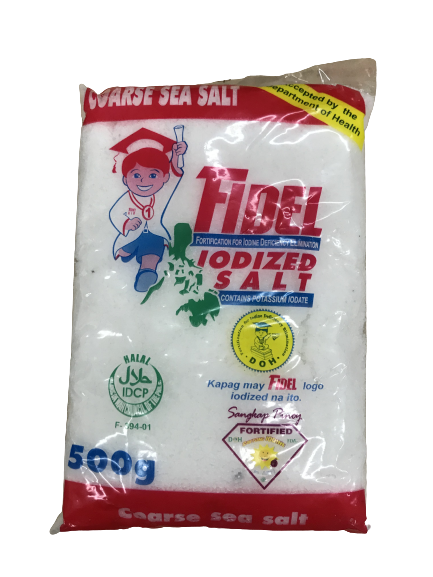 FIDEL IODIZE COARSE 500G